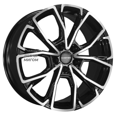 Khomen Wheels 7.5x19/5x114.3 ET35 D60.1 KHW1907 (Lexus NX) Black-FP