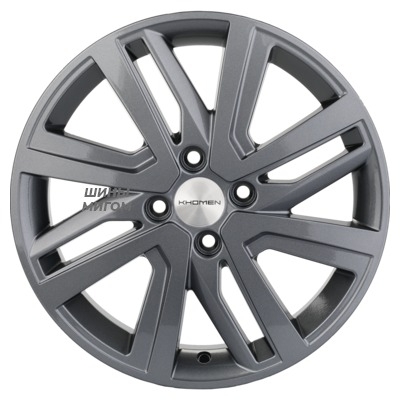 Диски Khomen Wheels 6x16/4x100 ET37 D60.1 KHW1609 (Stepway) Gray