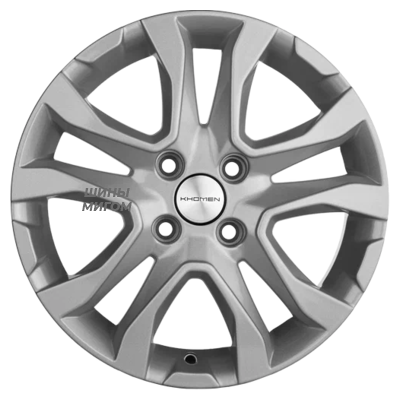 Диски Khomen Wheels 6x15/4x100 ET50 D60.1 KHW1503 (Vesta) F-Silver
