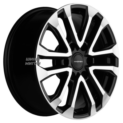 Диски Khomen Wheels 7.5x18/6x139.7 ET42 D100.1 KHW1805 (Great Wall POER (new)) Black-FP