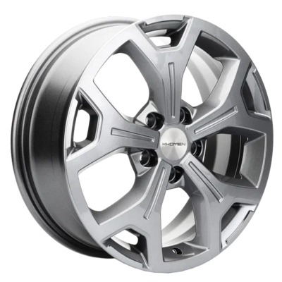 Диски Khomen Wheels 6.5x17/5x114.3 ET40 D64.1 KHW1710 (Haval F7/F7x) Gray