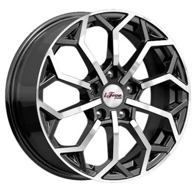 Диски iFree 6.5x16/5x114.3 ET38 D67.1 Спейс-Нидл (КС1000) Блэк Джек