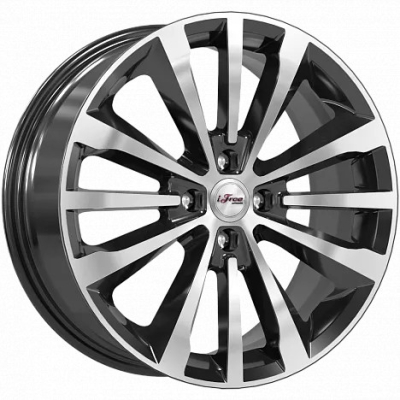 Диски iFree 7x17/4x100 ET37 D67.1 Андерсен блэк_джек
