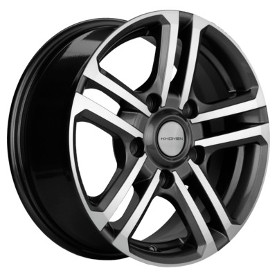 Диски Khomen Wheels 6.5x16/5x139.7 ET35 D98.5 KHW1602 (Niva 4x4 Bronto) Black-FP