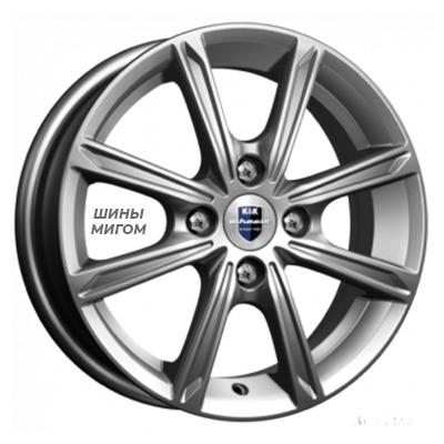 Диски K&K 5x14/4x98 ET35 D58.5 Флэш (КС698) Алмаз черный