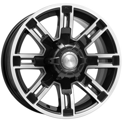 Диски K&K 7.5x16/6x139.7 ET30 D108.1 Полюс (КС609) Алмаз черный
