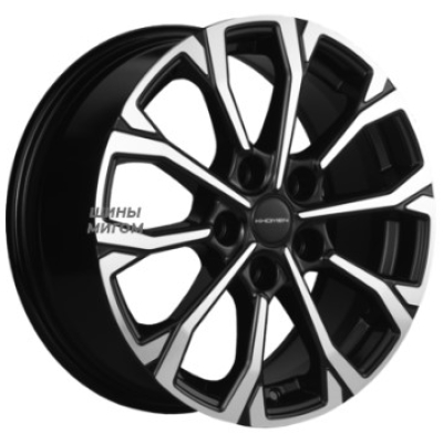 Диски Khomen Wheels 6.5x16/5x114.3 ET47 D66.1 KHW1605 (Fluence/Juke) Black-FP