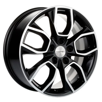 Диски Khomen Wheels 7x17/5x108 ET45 D60.1 KHW1713 (Chery Tiggo 3/3 Pro) Black-FP
