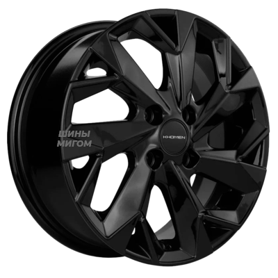 Диски Khomen Wheels 6x15/4x100 ET50 D60.1 KHW1508 (Vesta) Black