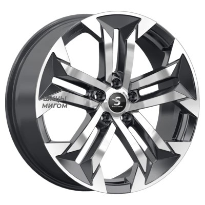 Диски Premium Series 7.5x19/5x108 ET36 D65.1 КР015 (Exeed TXL/VX) Diamond Black Gris