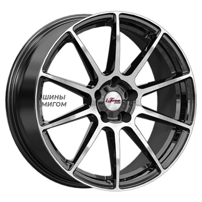 Диски iFree 7x18/5x108 ET33 D60.1 Винзор (КС1008) Блэк Джек