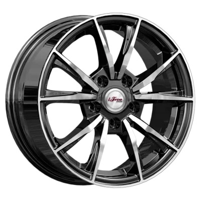 Диски iFree 6.5x15/5x100 ET38 D57.1 Сион (КС1055) Блэк Джек