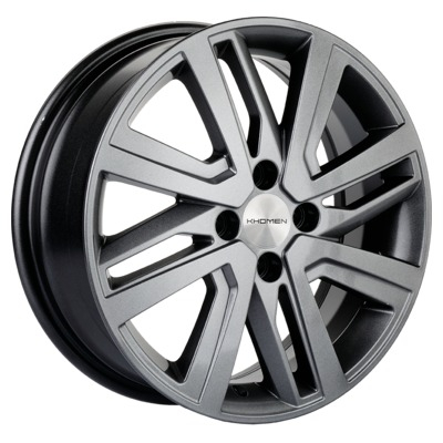 Диски Khomen Wheels 6x16/4x100 ET41 D60.1 KHW1609 (XRay) G-Silver
