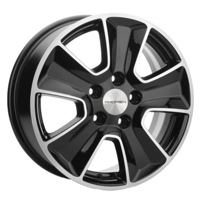 Диски Khomen Wheels 6.5x16/5x114.3 ET45 D54.1 KHW1601 (Geely Atlas Pro) Black-FP