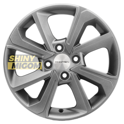 Диски Khomen Wheels 6x15/4x100 ET46 D54.1 KHW1501 (Rio II) F-Silver