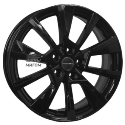 Khomen Wheels 7x18/5x114.3 ET40 D66.5 KHW1802 (Haval H6) Black