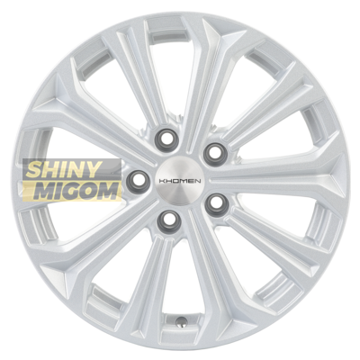Диски Khomen Wheels 6.5x16/5x112 ET46 D57.1 KHW1610 (Octavia) G-Silver